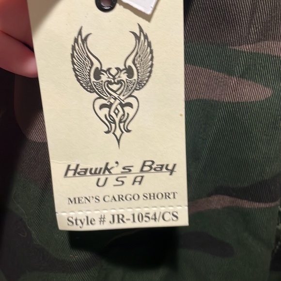 Hawk’s Bay USA Men’s Cargo Shorts Camo traditional print - NEW with Tags - Picture 6 of 7